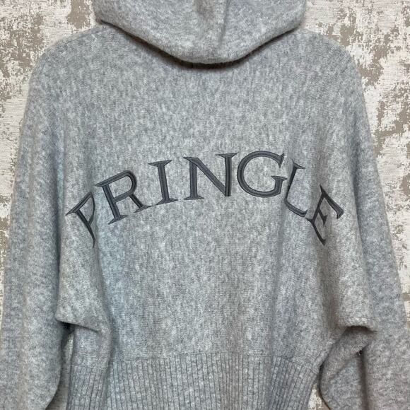 Pringle of Scotland x H&M Knit Logo Back Hoodie - Picture 3 of 6